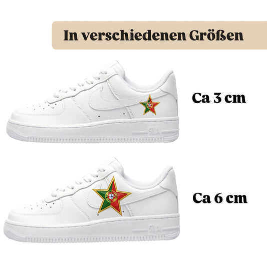 Sneakerfolien für verschiedene Schuhe Stern Portugal
