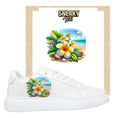 Load image into Gallery viewer, Bügelbilder für verschiedene Sneaker Nike Adidas Strand Blume
