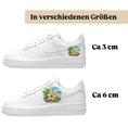 Load image into Gallery viewer, Bügelbilder für verschiedene Sneaker Nike Adidas Strand Blume
