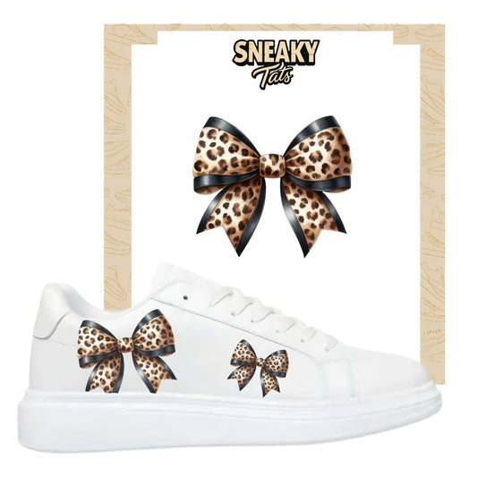 Bügelbilder für mehrere Sneakerarten Tiger Schleife