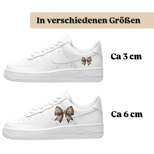 Bügelbilder für mehrere Sneakerarten Tiger Schleife