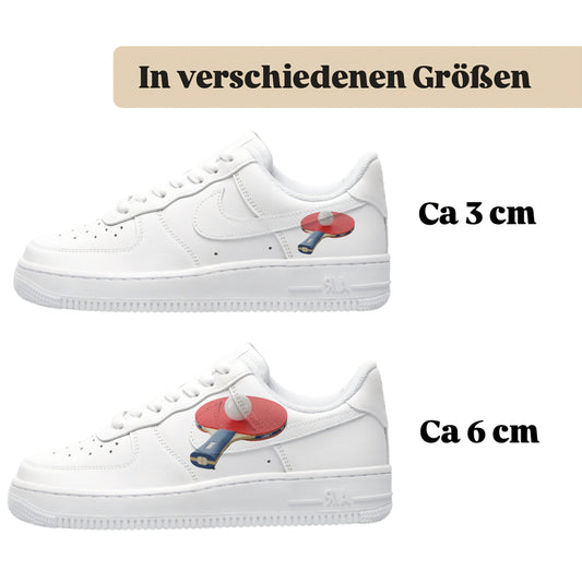 Bügelbilder einzigartige für viele verschiedene Schuhe Tischtennis