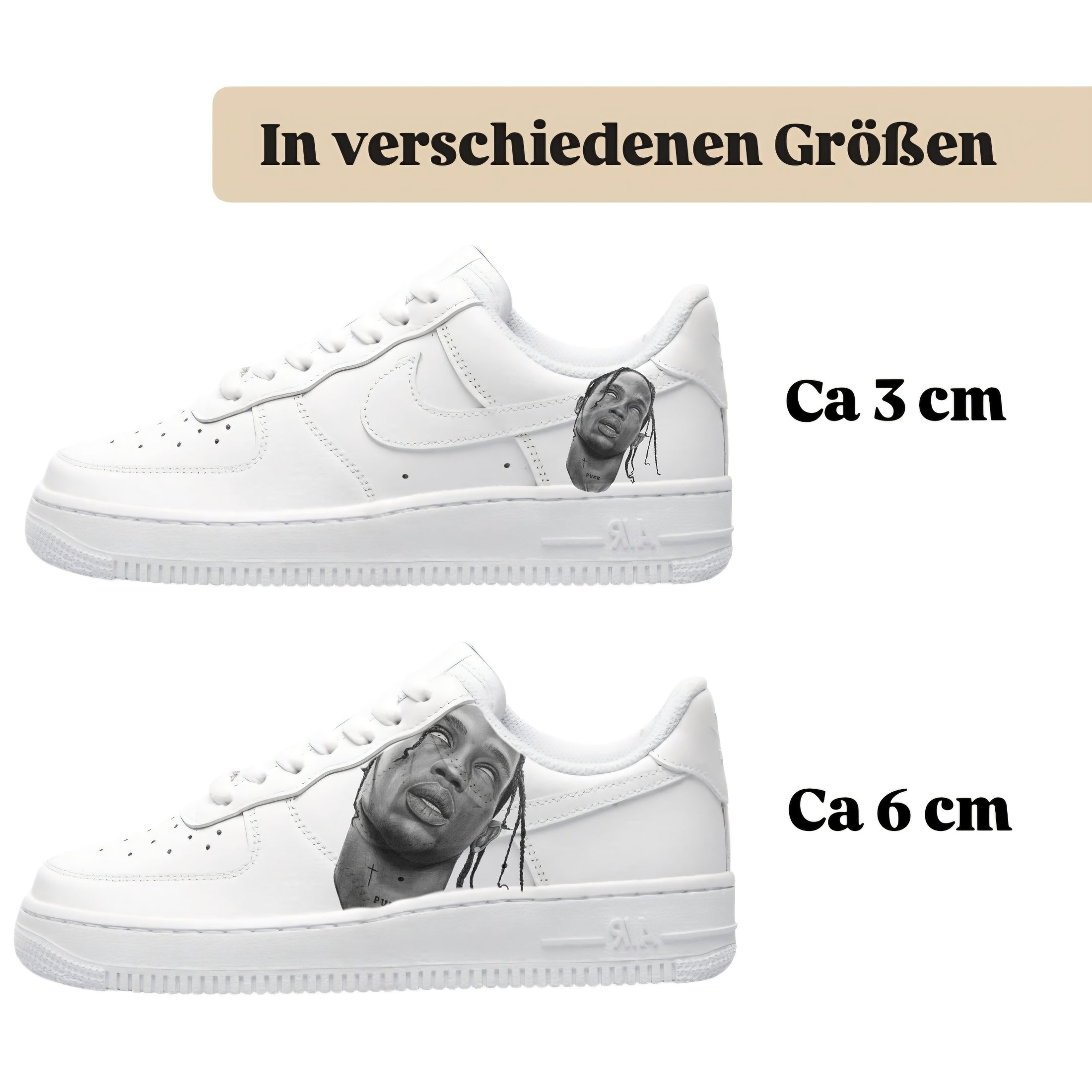 Sneakerfolien für verschiedene Schuhe Nike Adidas Puma Travis Scott
