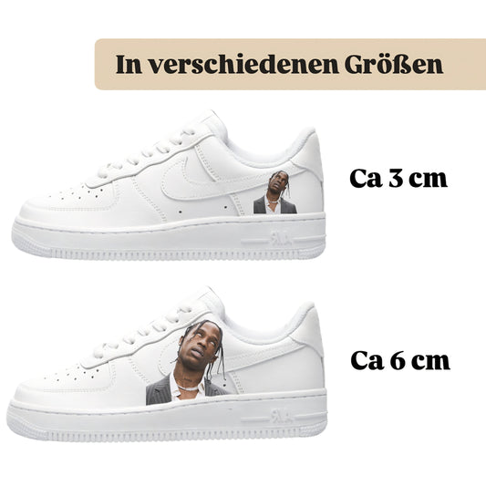 Sneakerfolien für verschiedene Schuhe Puma Adidas Nike Badelatschen Travis Scott