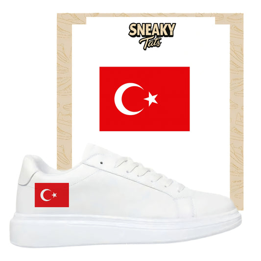Bügelbilder für Custom Sneaker mit Land Design Türkei