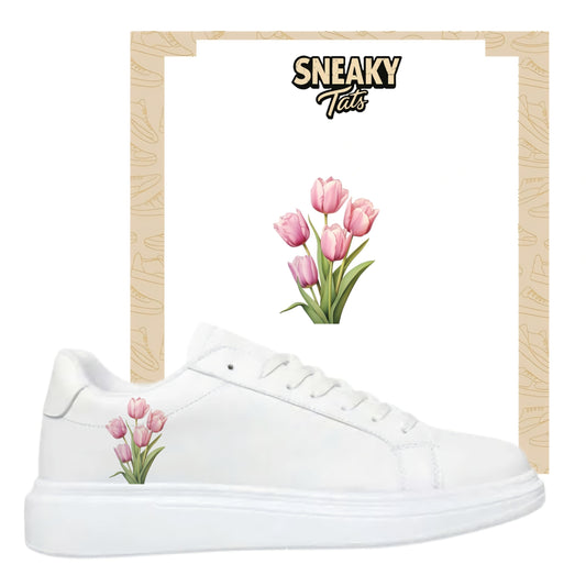 Sneakerfolien für verschiedene Schuhe Nike Adidas Puma Tulpen