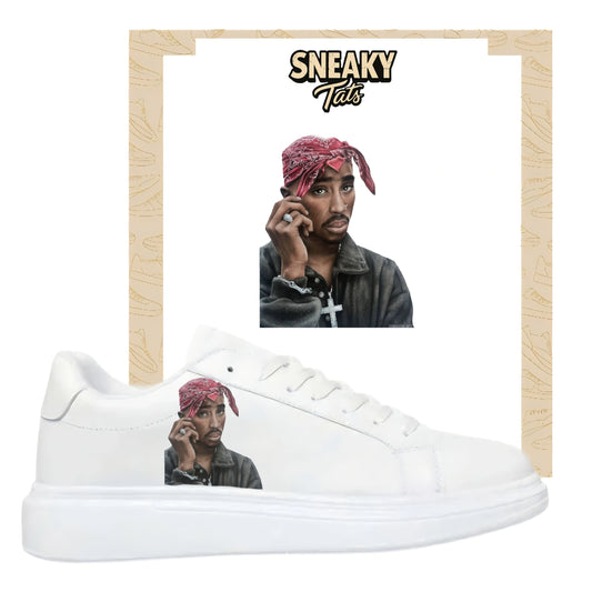 Sneakerfolien für verschiedene Schuhe Puma Adidas Nike Badelatschen Tupac