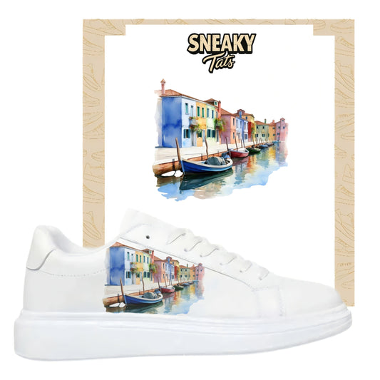 Bügelbilder für verschiedene Sneaker Nike Adidas Japan Venedig