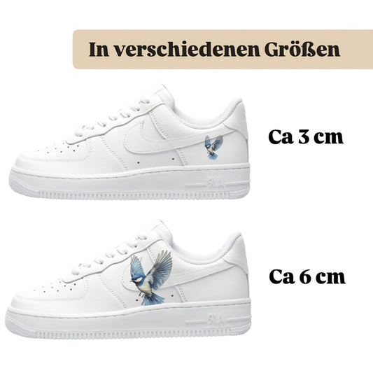Bügelbilder für mehrere Sneakerarten  Vogel