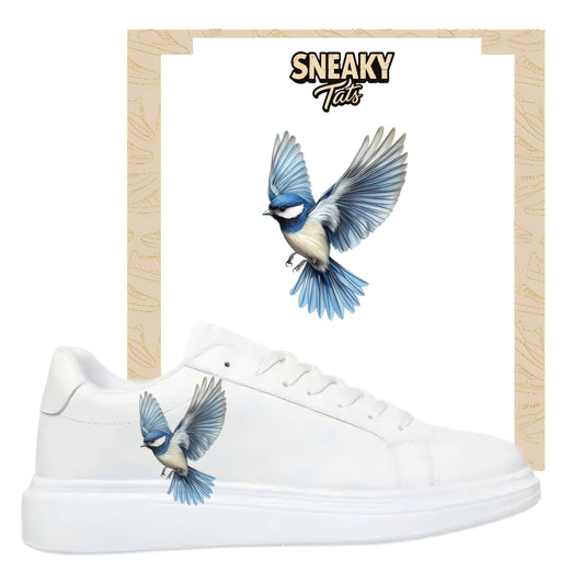 Bügelbilder für mehrere Sneakerarten  Vogel