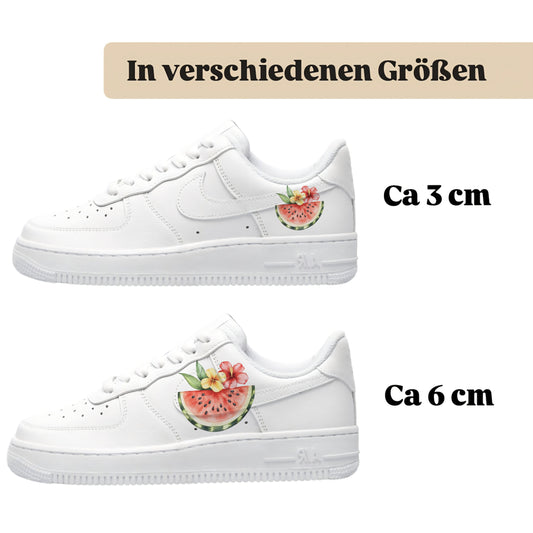 Sneakerfolien für verschiedene Schuhe Puma Adidas Nike Badelatschen Wassermelone