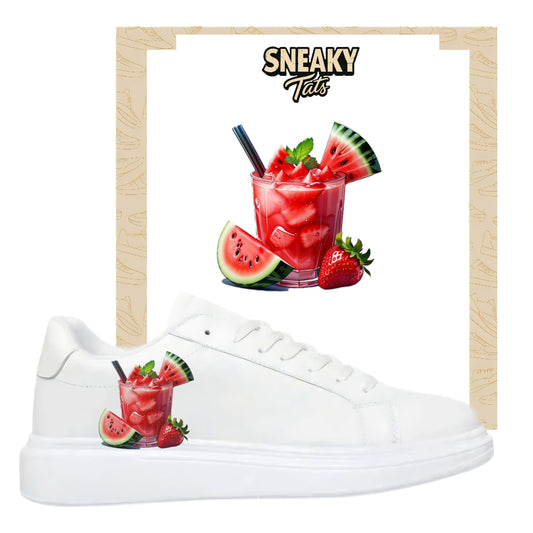 Bügelbilder einzigartige für viele verschiedene Schuhe Watermelone Cocktail