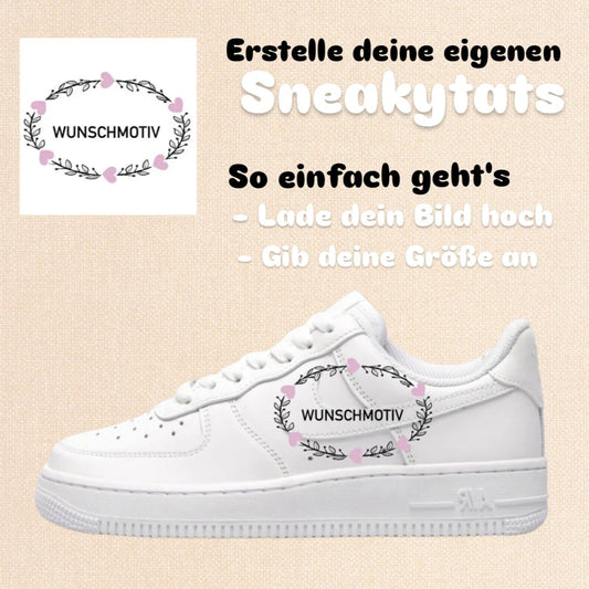 Sneakytats Wunschmotiv für Custom Sneakers