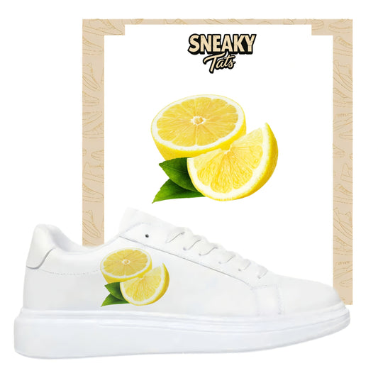 Sneakerfolien für verschiedene Schuhe Puma Adidas Nike Badelatschen Zitronen