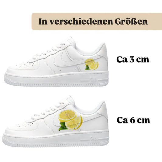 Sneakerfolien für verschiedene Schuhe Puma Adidas Nike Badelatschen Zitronen