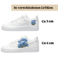 Bild in Galerie-Betrachter laden, Sneakerfolien für verschiedene Schuhe Nike Adidas Puma blaue Blumen
