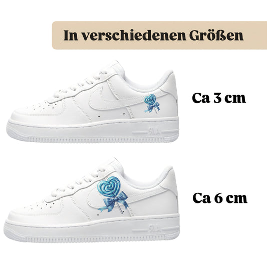 Sneakerfolien für verschiedene Sneakerarten blauer Lolipop