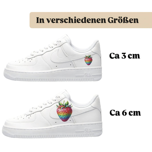 Sneakerfolien fpr verschiedene Schuhe Nike Adias Design buntes Erdbeere