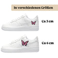 Bild in Galerie-Betrachter laden, Bügelfolie für alle Schuhe zum personalisieren custom Sneaker Schmetterling lila
