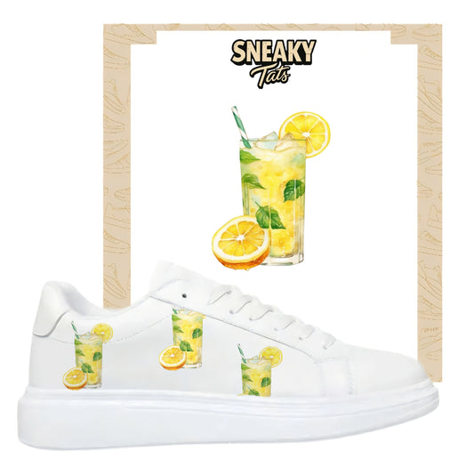 Sneakerfolien für verschiedene Schuhe Puma Adidas Nike Badelatschen limon Drink
