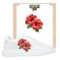 Load image into Gallery viewer, Bügelbilder für mehrere Sneakerarten  
rote Blumen
