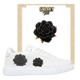 Load image into Gallery viewer, Sneakerfolien für mehrere Schuhe Nike Adidas Puma schwarze Rose
