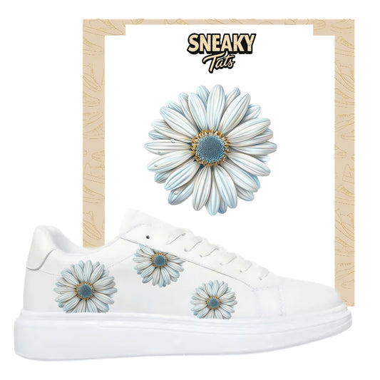 Sneakerfolien für verschiedene Sneakerarten weiße Blume