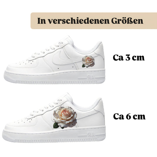 Sneakerfolien für verschiedene Sneakerarten weiße Rose
