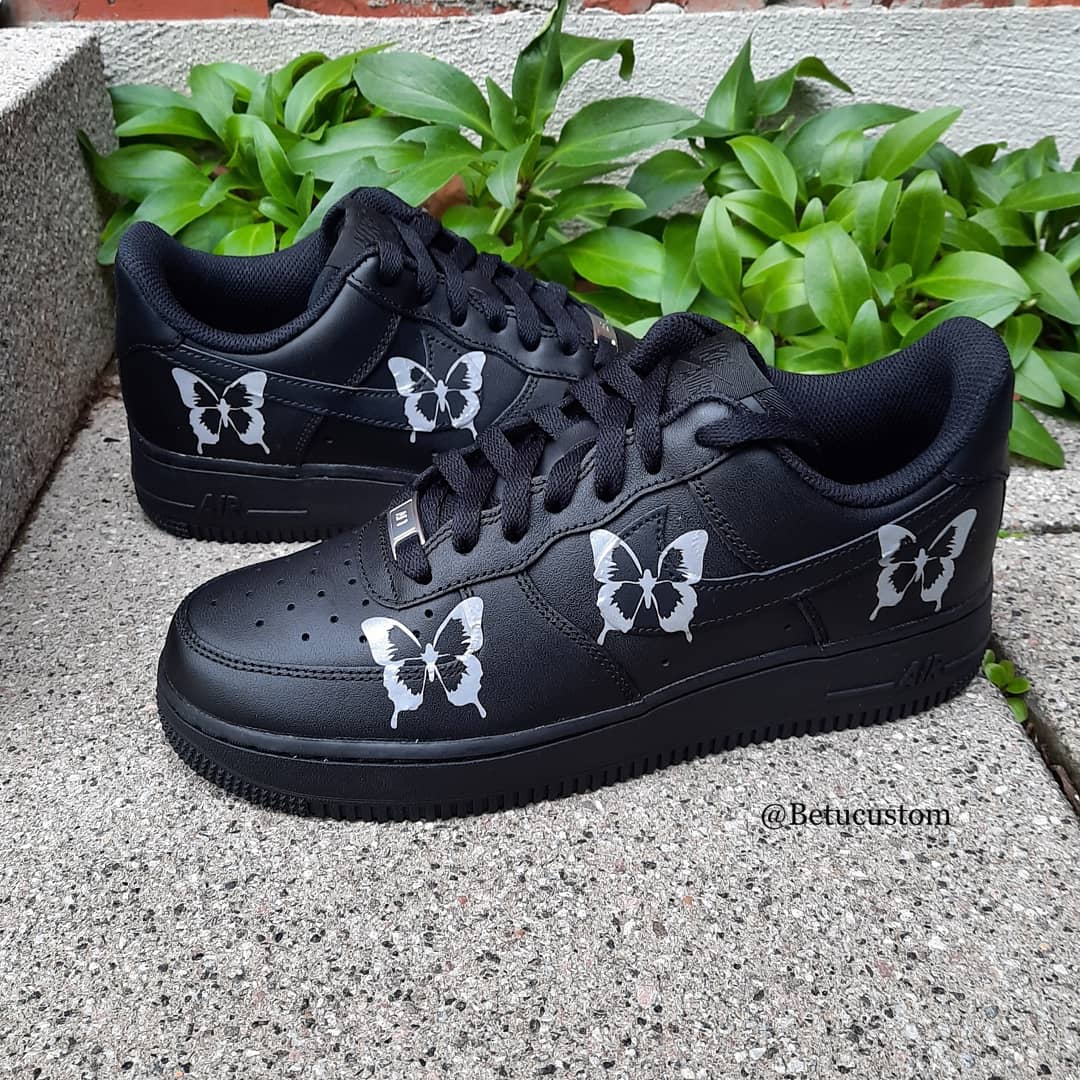 Air Force 1 "Butterfly Black Reflective"