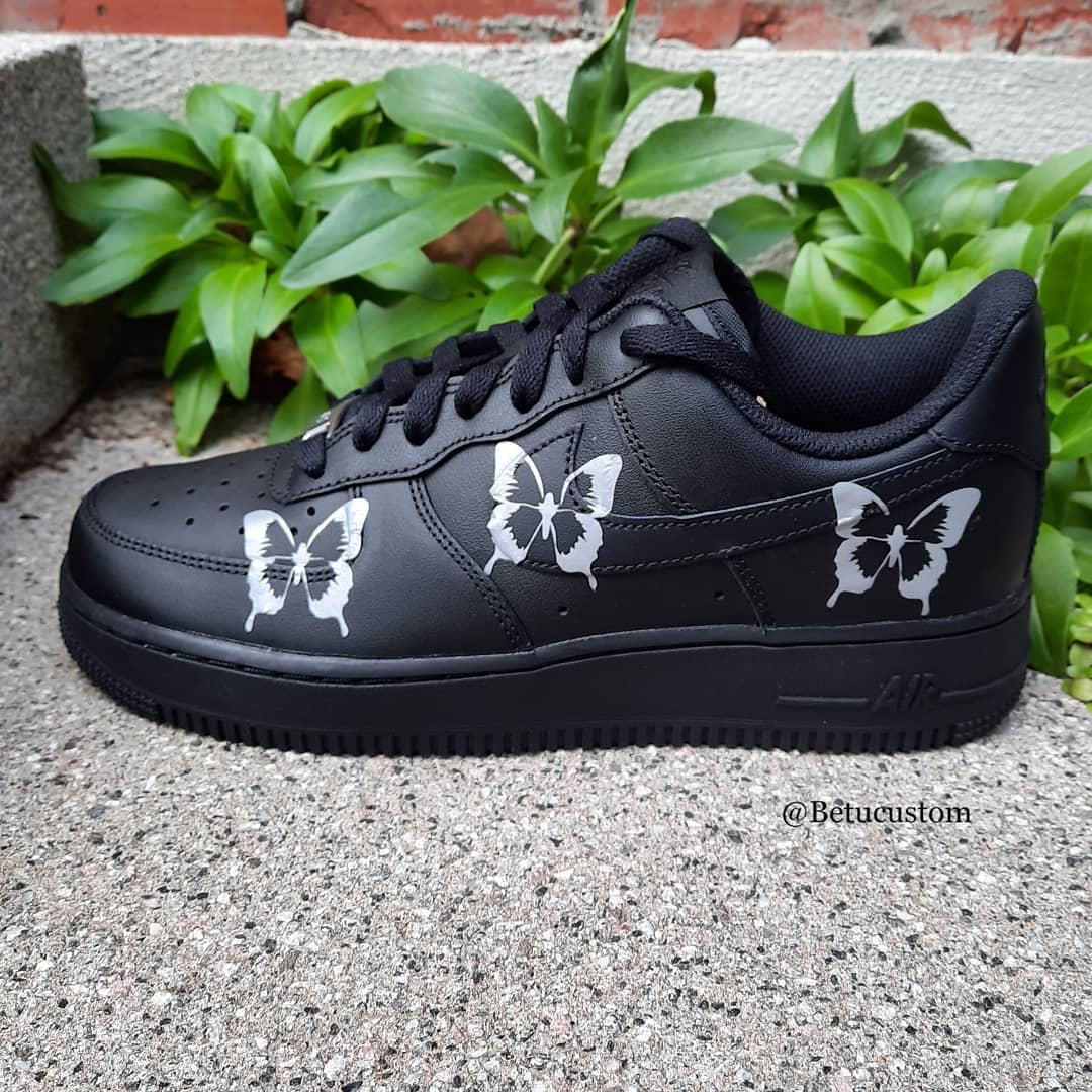 Air Force 1 "Butterfly Black Reflective"