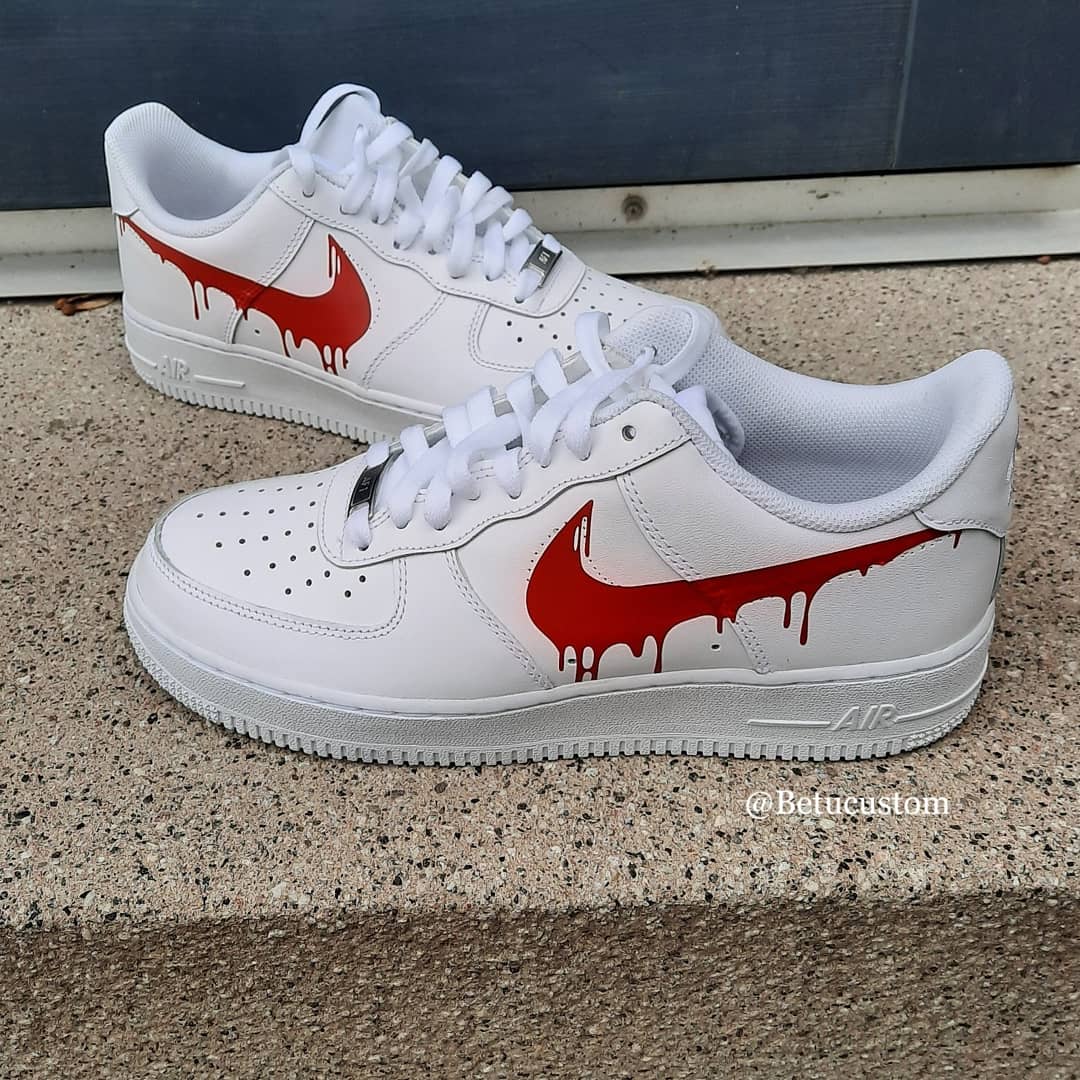 Air Force 1 "Drip one red"