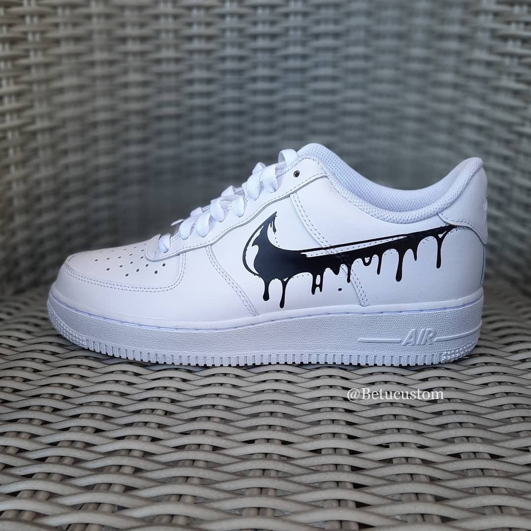 Nike Air Force one Custom Drip reflective