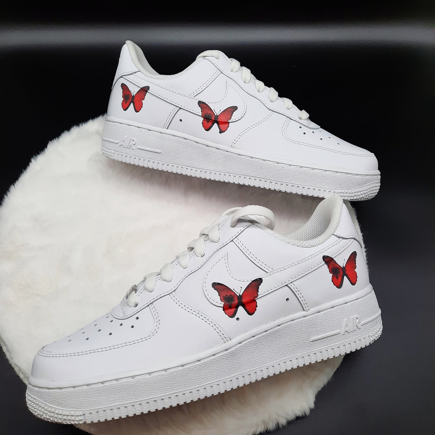 Nike Air Force one Custom Sneaker Albania butterfly