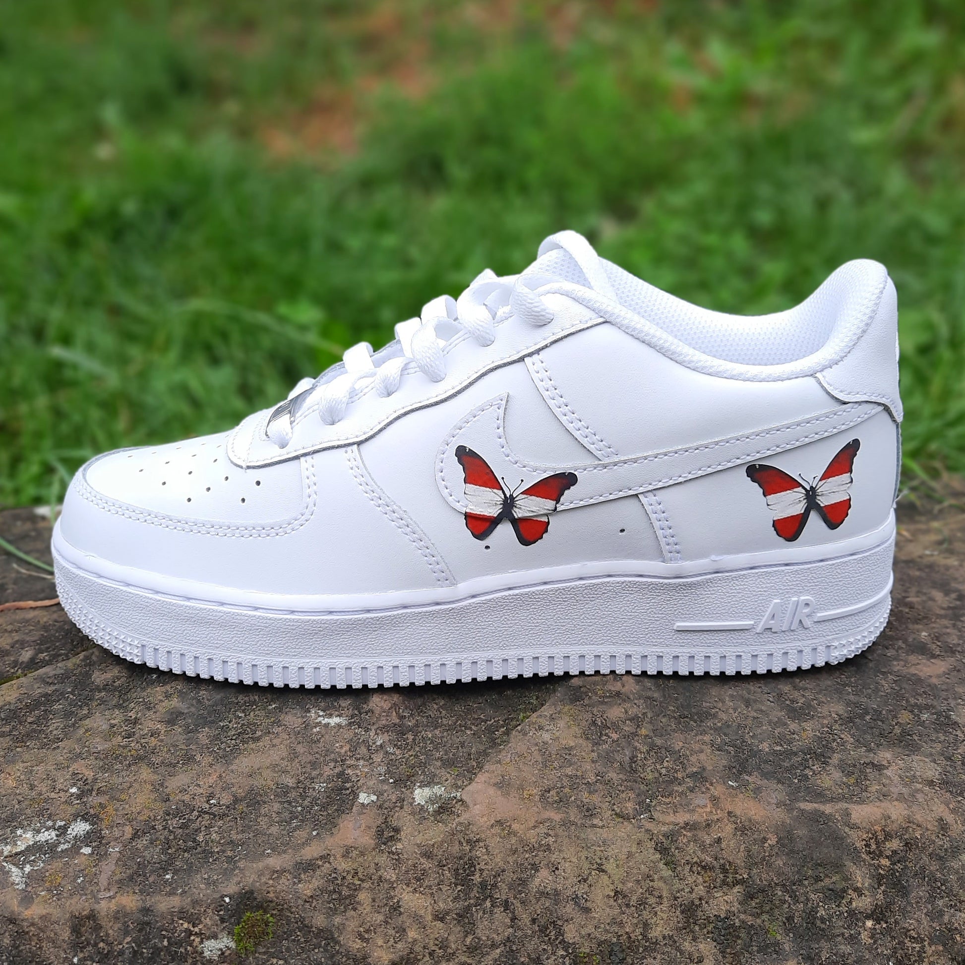 Nike Air Force one Custom  Österreich Happy creative