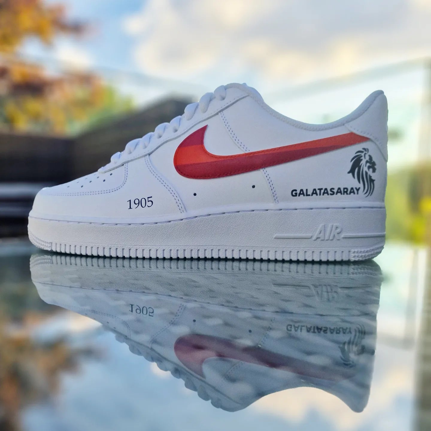 Happy Creative Air Force 1 Galatasaray Custom Sneakers