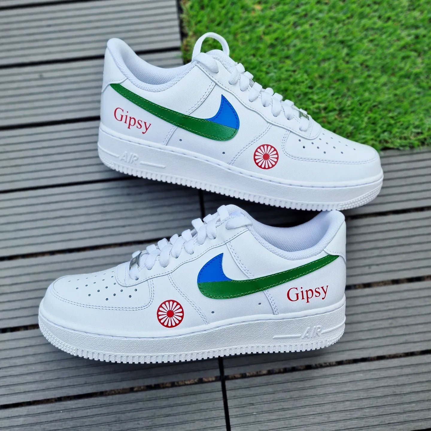 Nike Air Force one Custom roma sinti Gipsy