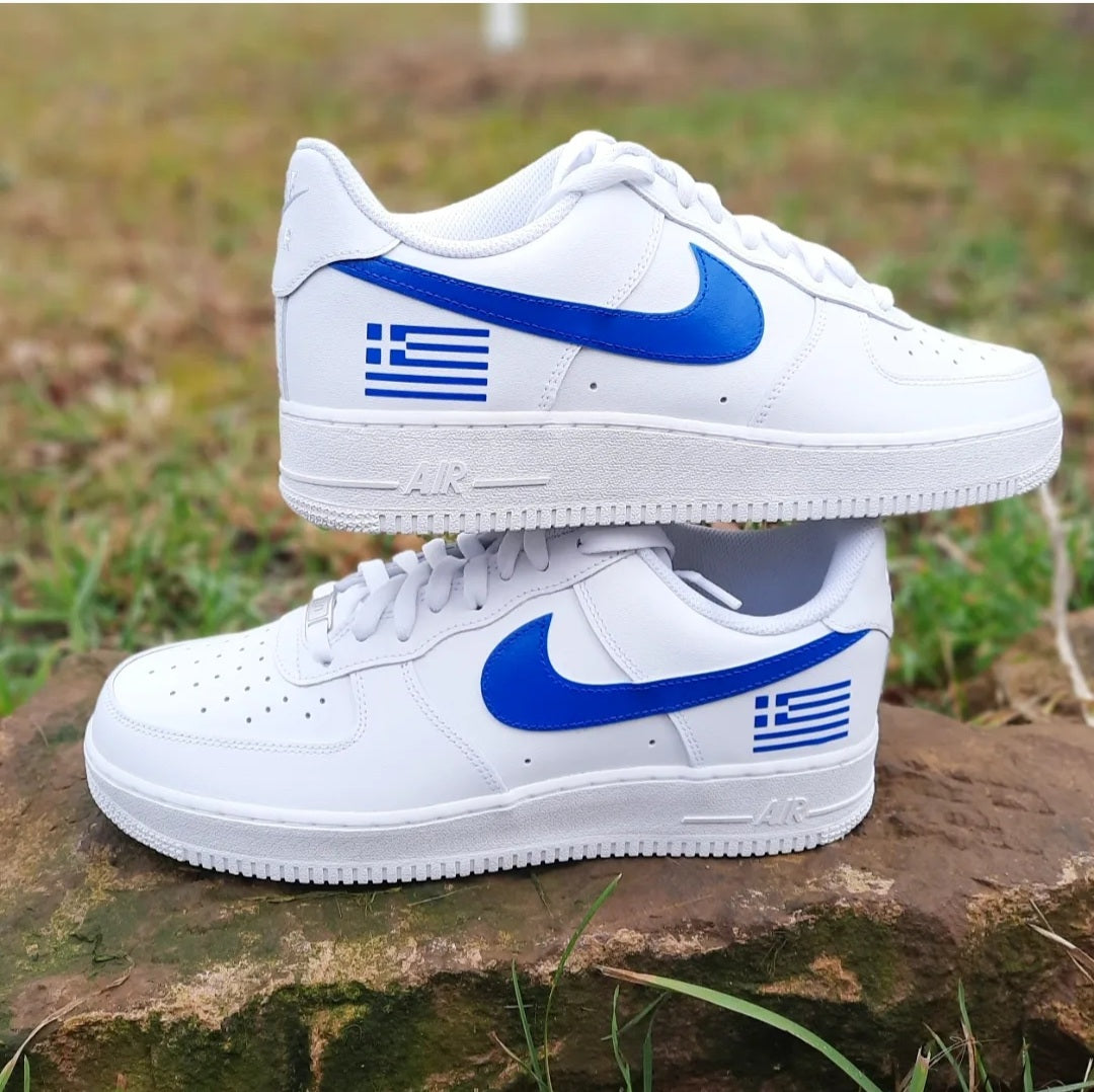 Happy Creative Air Force 1 Greece Custom Sneaker