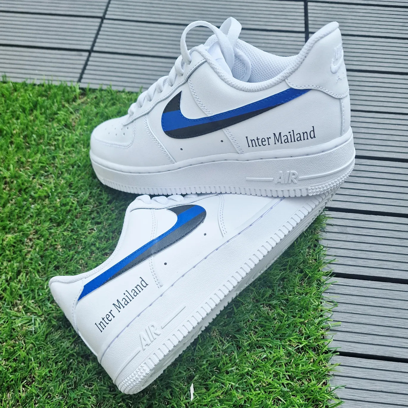 Nike Air Force one Custom Inter Mailand italy