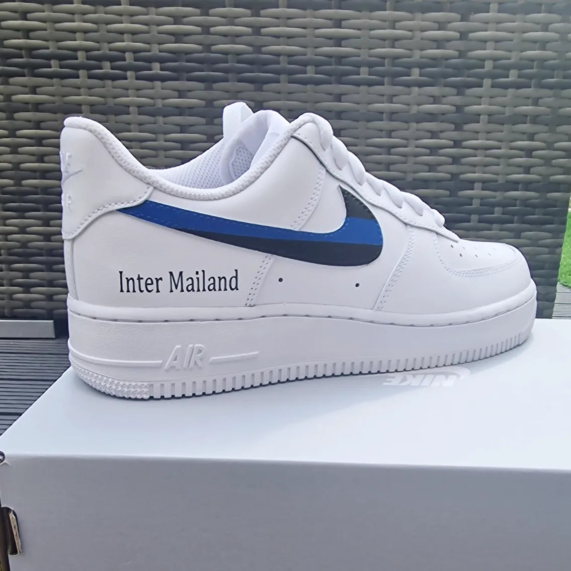 Nike Air Force one Custom Inter Mailand italy