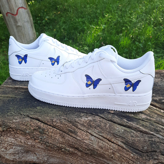 Nike Air Force one Custom  Kosovo Happy creative