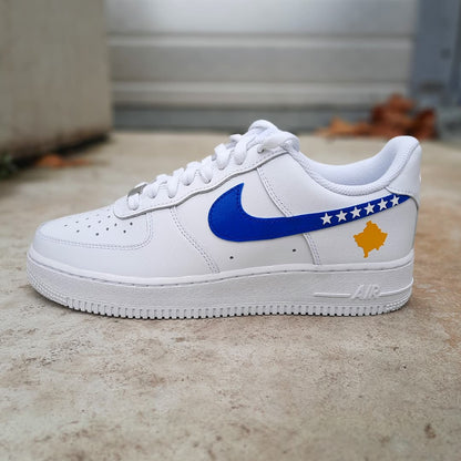 Nike Air Force one Custom  Kosovo Happy creative