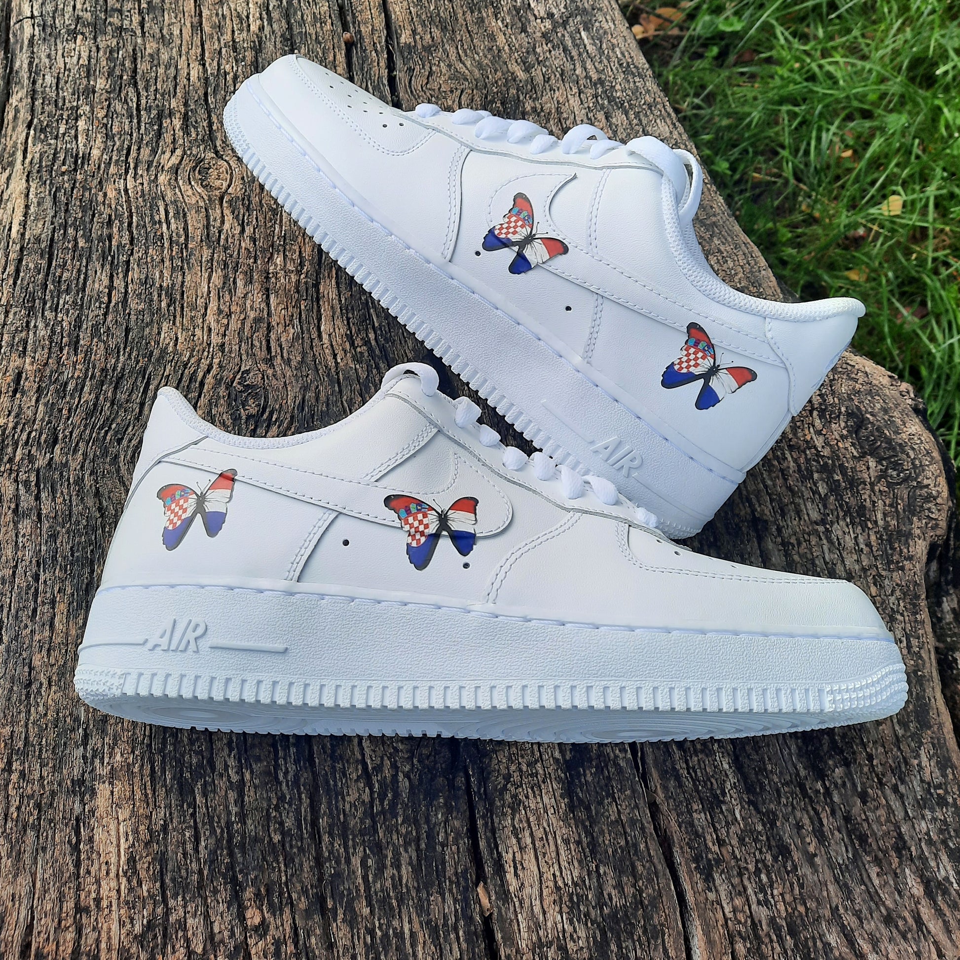 Nike Air Force one Custom  Kroatien Happy creative