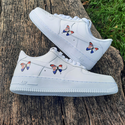 Nike Air Force one Custom  Kroatien Happy creative