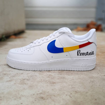 Nike Air Force one Custom Rumänien Happy creative