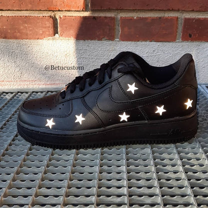 Air Force 1 "Stars black Reflective"