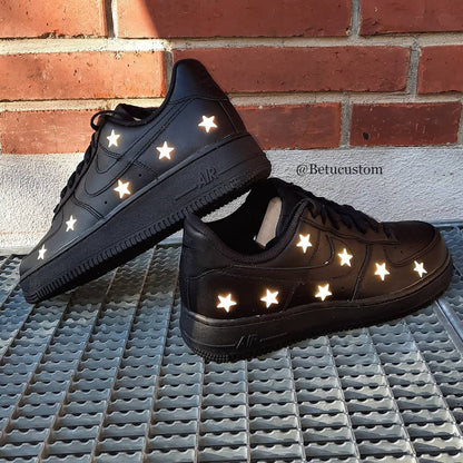 Air Force 1 "Stars black Reflective"